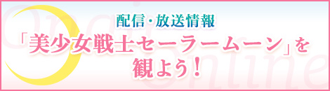 放送・配信情報 美少女戦士セーラームーン」を観よう！